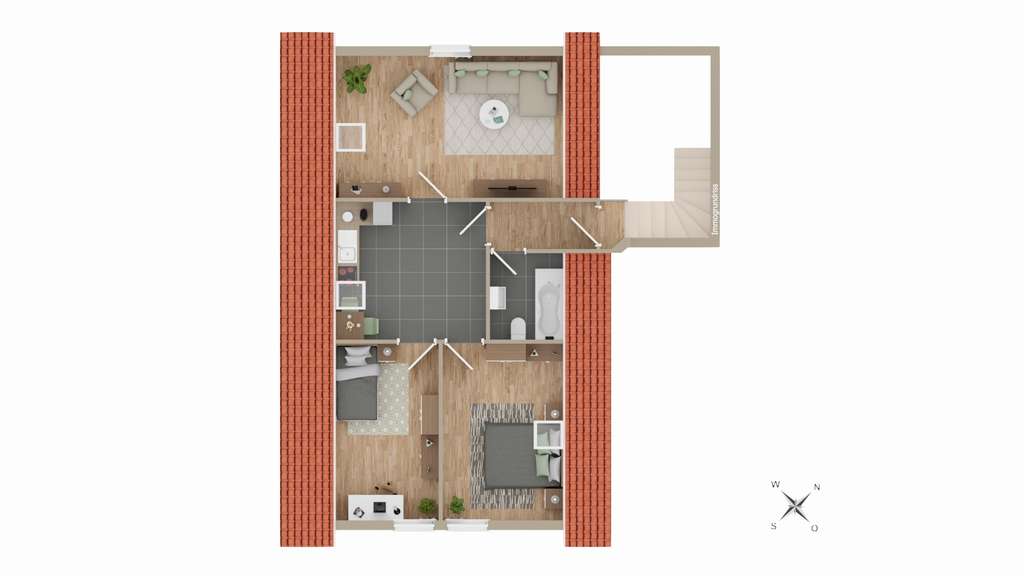 Immobilie in Remseck am Neckar - Gastgeber beim nächsten Zuckerfest: Ihr Traumhaus für 3 Familien + Extra-Grundstück!! - Bild 3