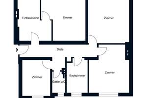 Gepflegte und gut geschnittene 4-Zimmer-Wohnung nahe Schlosspark – Die vollständige Adresse der Immobilie erhältst du vom Anbieter., 10589 Charlottenburg, Berlin – Vorschaubild 10