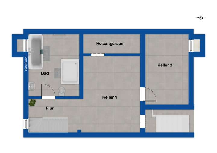 Grundriss Kellergeschoss