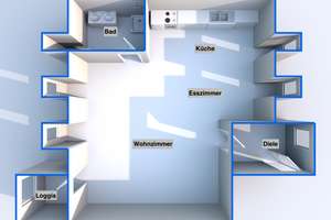 Geräumige Galeriewohnung in super Lage | Inkl. Tiefgaragenstellplatz | Schmidt & Co. Immobilien – Die vollständige Adresse der Immobilie erhältst du vom Anbieter., 64283 Mitte, Darmstadt – Vorschaubild 8
