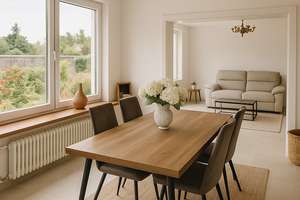 Moderne 3,5-Zimmer-Wohnung mit Vollmöblierung und Gartenmitnutzung in Düsseldorf-Unterrath – 40468 Unterrath, Düsseldorf – Vorschaubild 2