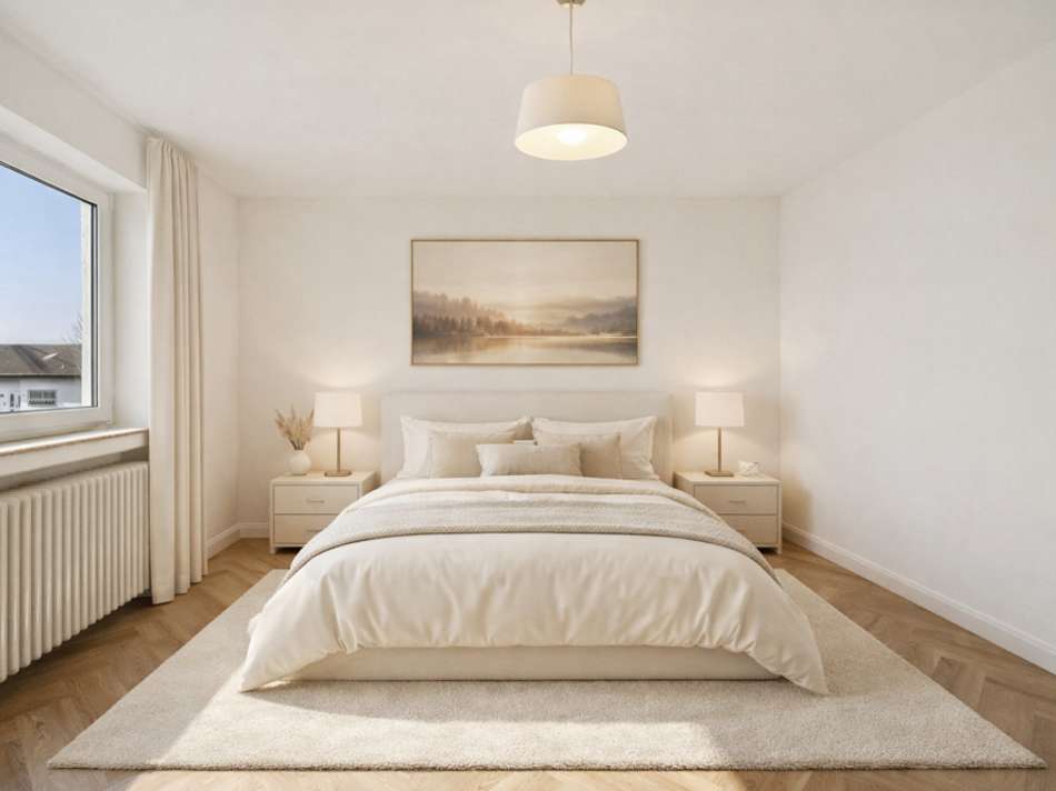 Eingerichtet Schlafzimmer