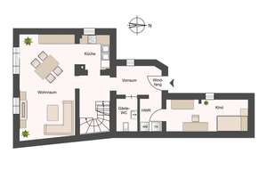 Sofort einziehen | Massives Einfamilienhaus | Einbauküche | Nebengelass – 4158 Lindenthal, Leipzig – Vorschaubild 20