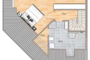 Helle 2-Zimmer-Maisonette-Wohnung mit besonderem Flair in gepflegtem Mehrfamilienhaus. – Die vollständige Adresse der Immobilie erhältst du vom Anbieter., 51377 Schlebusch, Leverkusen – Vorschaubild 14