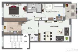 COURTAGEFREI - Moderne & Design vereint - modernisierte 3-Zi.-Whg. mit Garage in Hamburg-Niendorf – Die vollständige Adresse der Immobilie erhältst du vom Anbieter., 22455 Niendorf, Hamburg – Vorschaubild 24
