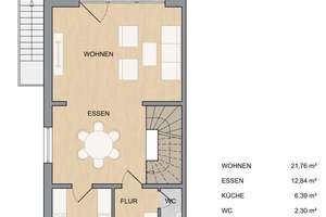 Moderne DHH mit Wohlfühlcharakter Hier trifft hoher Komfort auf energieeffizientes Wohnen – Die vollständige Adresse der Immobilie erhältst du vom Anbieter., 77815 Bühl – Vorschaubild 6