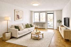 3-Zimmer-Wohnung mit Westbalkon & Aufzug – Abendsonne inklusive – Die vollständige Adresse der Immobilie erhältst du vom Anbieter., 81927 Englschalking, München – Vorschaubild 1