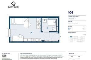 1 Monat mietfrei! Urban leben & studieren – dein möbliertes Apartment im Quartillion – Die vollständige Adresse der Immobilie erhältst du vom Anbieter., 65197 Rheingauviertel / Hollerborn, Wiesbaden – Vorschaubild 8