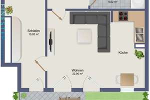 Mitten in der Stadt & ruhig zugleich: Gartenwohnung in Bestlage am Schwabinger Tor – Die vollständige Adresse der Immobilie erhältst du vom Anbieter., 80804 Münchner Freiheit, München – Vorschaubild 14