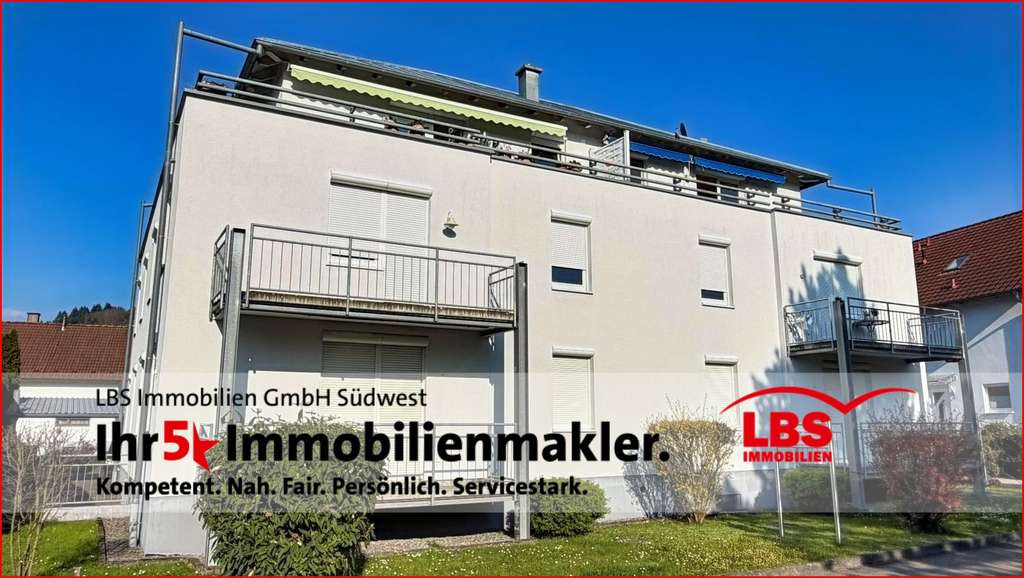 Immobilie in Gengenbach - Moderne 2-Zimmer-Wohnung mit umlaufender Dachterrasse - Bild 1