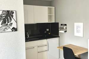 modernes, möbliertes  1-Zimmer-Apartment in Karlsruhe – Östliche Rheinbrückenstr. 17, 76187 Knielingen, Karlsruhe – Vorschaubild 6
