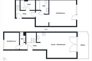 Maisonette in ruhiger Seitenstraße - 3-Zimmer, Pkw-Stellplatz, Terrasse & Balkon in Unterrath – Die vollständige Adresse der Immobilie erhältst du vom Anbieter., 40468 Unterrath, Düsseldorf – Vorschaubild 32