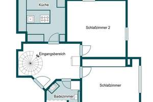 Bezugsfrei und sofort einziehbar - Maisonette Wohnung in Bonn Heiderhof  – Die vollständige Adresse der Immobilie erhältst du vom Anbieter., 53177 Heiderhof, Bonn – Vorschaubild 12