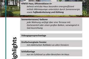 Süd/West-Balkon - Neubauwohnung in ruhiger Lage - Ideal für Eigennutzer & Kapitalanleger! – Die vollständige Adresse der Immobilie erhältst du vom Anbieter., 81829 Trudering-Riem (Ortsteil), München – Vorschaubild 5