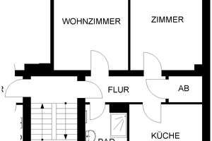 2 1/2  Zimmer komplett modernisierte Wohnung in Hagen Haspe – Kurze Str. 22, 58135 Haspe-Ost, Hagen – Vorschaubild 8