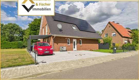 Bild von Neubau-EFH 2024 in Wolfsburg-Ehmen – KfW-40-Plus, PV & Wärmepumpe, Terrasse, Carport mit Wallbox