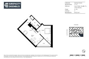 Spring Tower Vibes – Helles 2-Zimmer-Apartment mit Loggia mitten in der EuropaCity – Lisa-Fittko-Straße 11, 10557 Moabit, Berlin – Vorschaubild 11