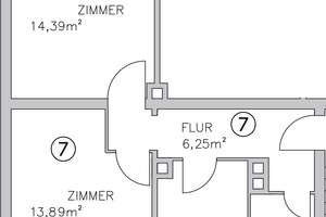 Ideal geeignet für 2-er WG! Freie & helle 2-Zimmer-Wohnung im 2.OG in nettem MFH direkt an der TH – Die vollständige Adresse der Immobilie erhältst du vom Anbieter., 90489 Wöhrd, Nürnberg – Vorschaubild 11