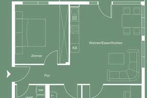 Attraktive 3-Zimmerwohnung mit Balkon und EBK – Virchowstraße 7f, 66119 Sankt Arnual, Saarbrücken – Vorschaubild 5