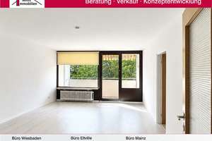 Wiesbaden-Delkenheim: Großzügige 2 ZKB 
mit Wohnküche, Loggia und Aufzug 