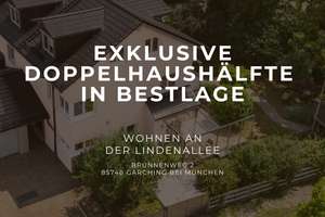 Große Doppelhaushälfte in Bestlage Garchings, direkt zur Lindenallee