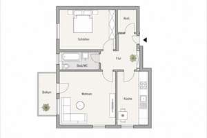 Helle 2-Zimmer Wohnung in zentraler Lage - auch ideal als WG – Belfortstraße 18, 76133 Innenstadt-West, Karlsruhe – Vorschaubild 14