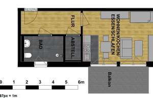 Alltagstaugliche 1-Zimmer-Wohnung mit Balkon in Kassel – 34125 Unterneustadt, Kassel – Vorschaubild 2