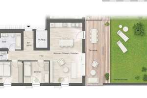 * Gartenwohnung in der Stadt - Ihr neues Zuhause im Erstbezug - Neubau am bayr. Bahnhof * – Kohlenstraße 23, 4107 Zentrum-Südost, Leipzig – Vorschaubild 17