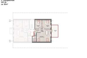 3-Zimmer Wohnung mit Süd-Ost Balkon – 48151 Josef, Münster – Vorschaubild 4