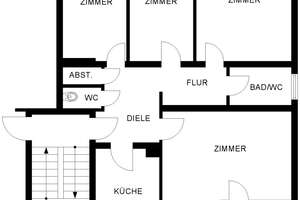 4-Zimmer Wohnung in Grumme – Lerchenweg 17, 44807 Grumme, Bochum – Vorschaubild 3