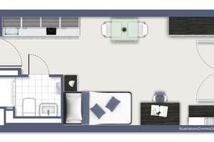 Modernes Apartment! Möbliert! Exklusiv! Innenstadtlage! Internetflatrate! – Anni-Eisler-Lehmann-Str. 2a, 55122 Hartenberg-Münchfeld, Mainz – Vorschaubild 11