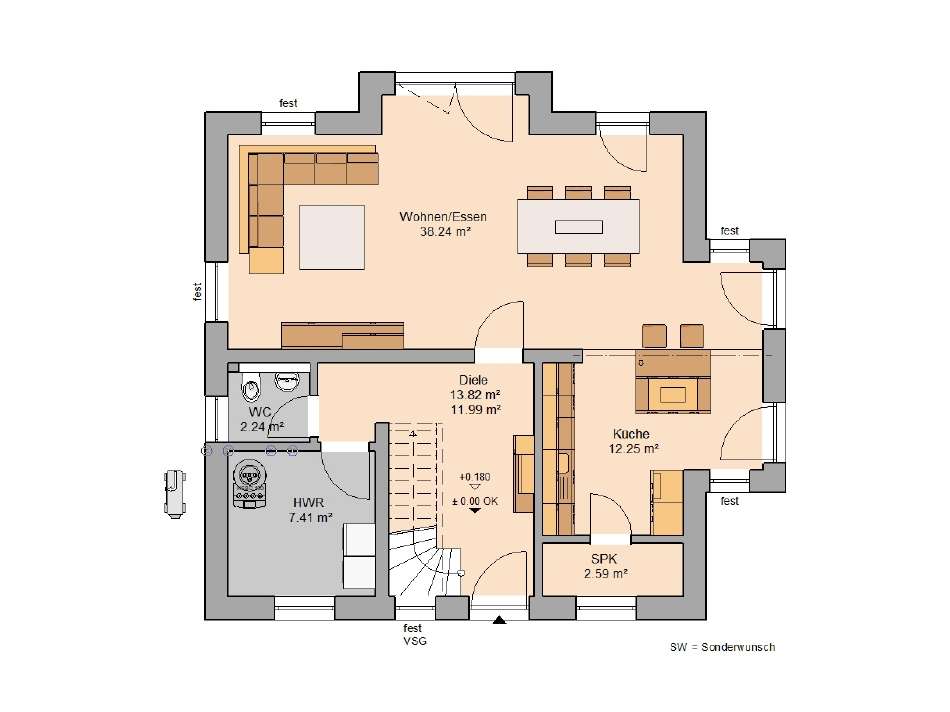 Grundriss Erdgeschoss