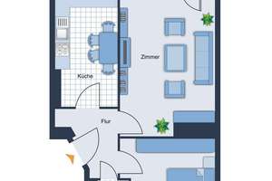 Renovierungsbedürftige 2-Zimmer-Wohnung im Kissingenviertel -  DENKMALGESCHÜTZTE WOHNANLAGE – Die vollständige Adresse der Immobilie erhältst du vom Anbieter., 13189 Pankow (Ortsteil), Berlin – Vorschaubild 12