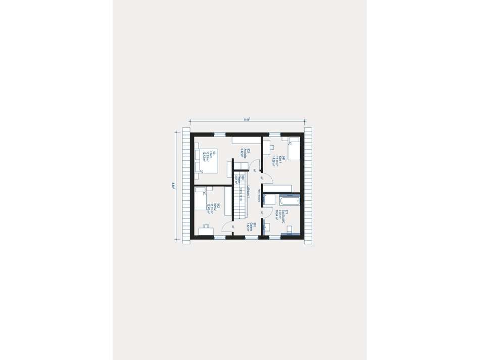 Grundriss Obergeschoss