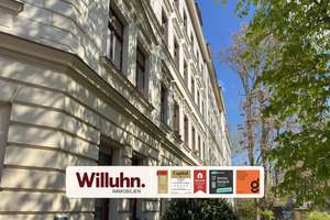Bezugsfrei nahe Karl-Heine-Kanal: exklusive Altbauwohnung mit Sauna, Balkon und Echtholzparkett – Die vollständige Adresse der Immobilie erhältst du vom Anbieter., 4229 Plagwitz, Leipzig – Vorschaubild 1