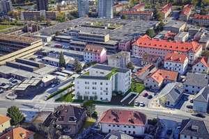 Garten - Loftwohnung mit überdurchschnittlicher Raumhöhe, herrl.Terasse, Neubau, Kapitalanl. oder SB – Randersackerer Str. 46 a/b, 97072 Sanderau, Würzburg – Vorschaubild 5