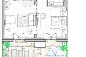 Exklusives teilmöbliertes Apartment mit Terrasse – Halberstädter Straße 51, 39112 Magdeburg – Vorschaubild 5