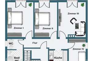 Zwei- bis Dreifamilienhaus mit Potential in ruhiger grüner Lage – 60437 Harheim, Frankfurt am Main – Vorschaubild 19