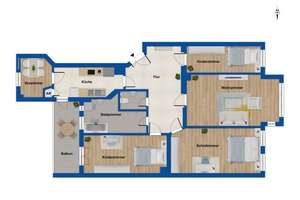 Denkmalschutz – Attraktive Kapitalanlage in Gohlis‑Mitte – Die vollständige Adresse der Immobilie erhältst du vom Anbieter., 4157 Gohlis-Mitte, Leipzig – Vorschaubild 6