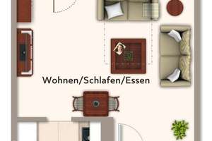 Frei ab sofort: 1-Zimmer-Perle mit Balkon – jetzt besichtigen! – Die vollständige Adresse der Immobilie erhältst du vom Anbieter., 14165 Zehlendorf, Berlin – Vorschaubild 6