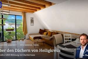 Über den Dächern von Heiligkreuz – stilvolle 2-ZKB-Wohnung mit Dachterrasse