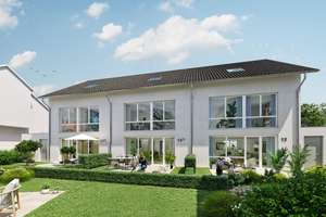 Reihenmittelhaus Neubau mit Garage und kleinem Garten - Schlüsselfertig