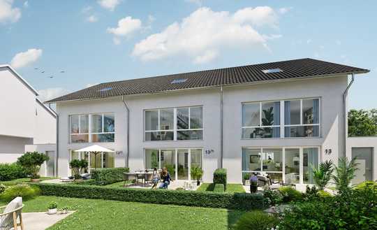 Reihenmittelhaus Neubau mit Garage und kleinem Garten - Schlüsselfertig