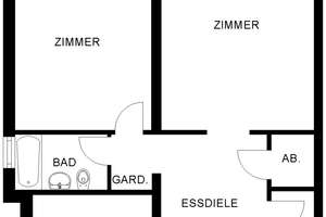 2-Zimmer Wohnung in Grumme – Ederstraße 11, 44807 Kornharpen/Voede-Abzweig, Bochum – Vorschaubild 3