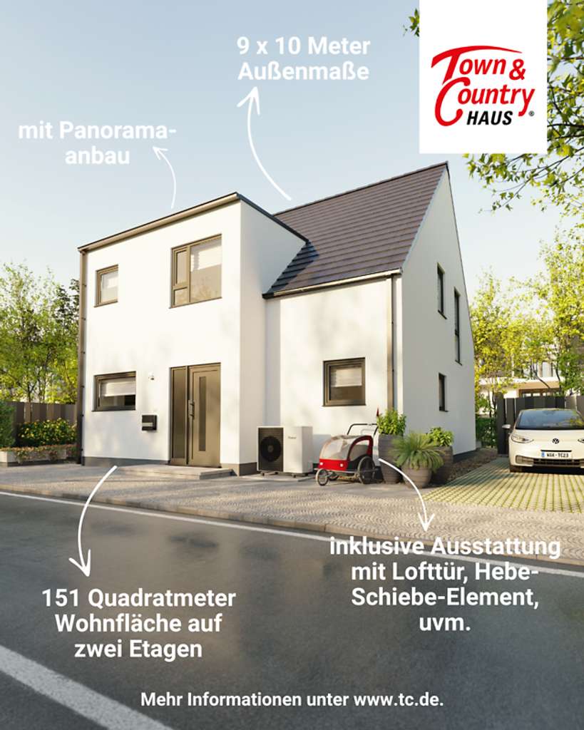 Immobilie in Feldatal - Flair 134 – Perfekt für die ganze Familie. Hell, viel Raum und hoher Wohnkomfort. Inkl. Grundstück. - Bild 1