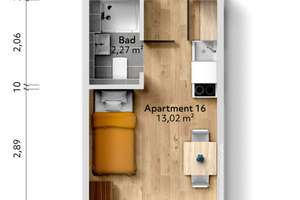 Neubau: Mikroapartments in KFW 55-Standard (A+) | Ap. 16 – Die vollständige Adresse der Immobilie erhältst du vom Anbieter., 81247 Obermenzing, München – Vorschaubild 7