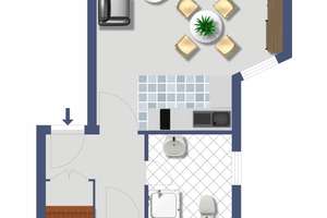 Wohnen in der erste Reihe mit Meerblick, : 2-Zimmer-Apartment in Travemünde