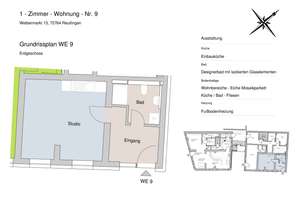 Wohnen im Zentrum von Reutlingen 1ZB – Die vollständige Adresse der Immobilie erhältst du vom Anbieter., 72764 Reutlingen-Mitte, Reutlingen – Vorschaubild 6