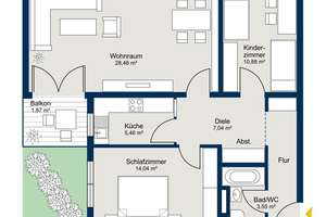 Mehr drin als man auf den ersten Blick sieht – 3-Zimmer-Wohnung in München Moosach mit Potenzial zum – Die vollständige Adresse der Immobilie erhältst du vom Anbieter., 80993 Alt-Moosach, München – Vorschaubild 8