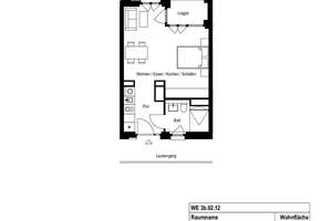 Deiker Höfe: Preisgedämpfte 1 Zimmer-Wohnung mit geschützter Loggia! – Herma-Körding-Straße 3, 40468 Stockum, Düsseldorf – Vorschaubild 2